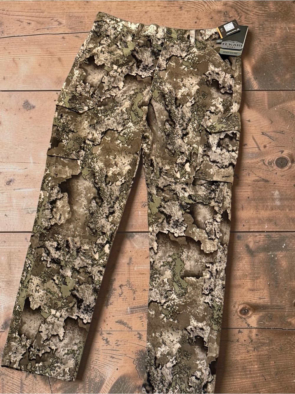 Men's Tactical Cargo Pants in Camo Tan